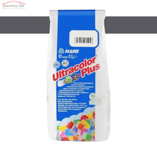 Фуга для плитки Mapei Ultra Color Plus N119 Серый Лондон  (2 кг)